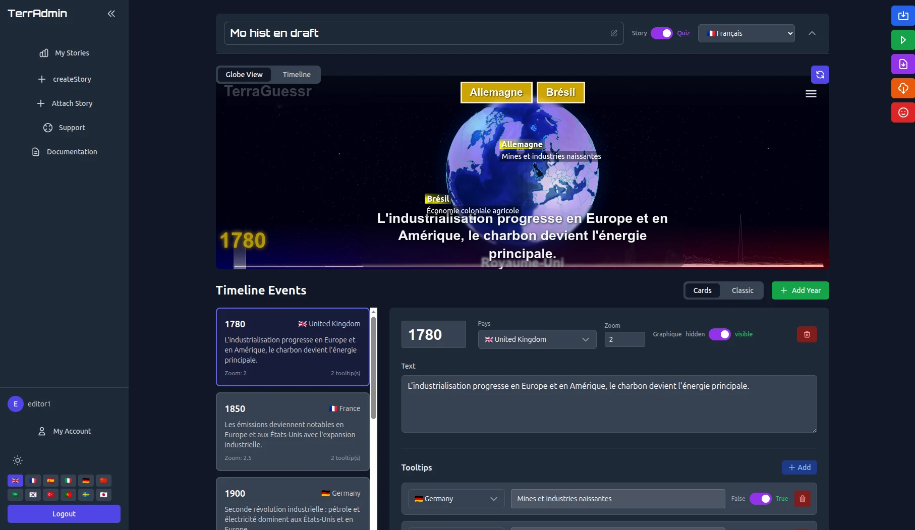 Votre compte TerrAdmin