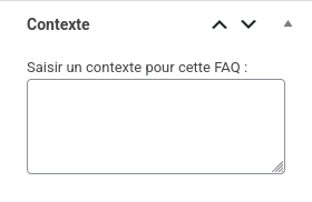 FAQtastic : screenshot Contexte