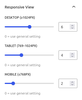 Eventpost : réglages responsive